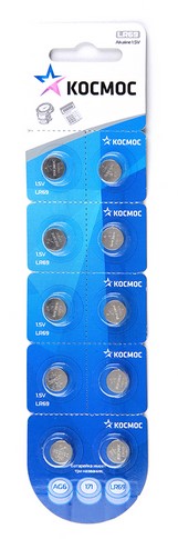 Батарейка Космос часовая G09 BL10 394 LR936 LR45 - Йошкар-Ола 