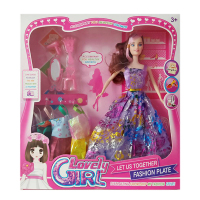 Кукла 200259629 с платьями в коробке