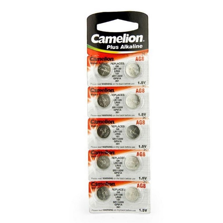 Батарейки Camelion AG08/391А алкалиновые BL10 - Елабуга 