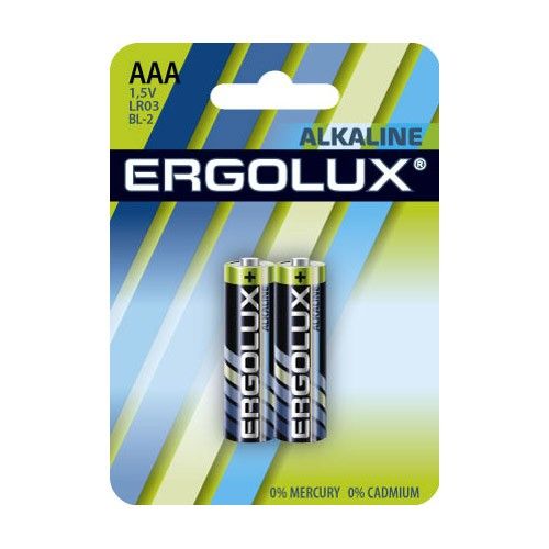 Батарейки Ergolux LR03 BL-2 2шт - Йошкар-Ола 