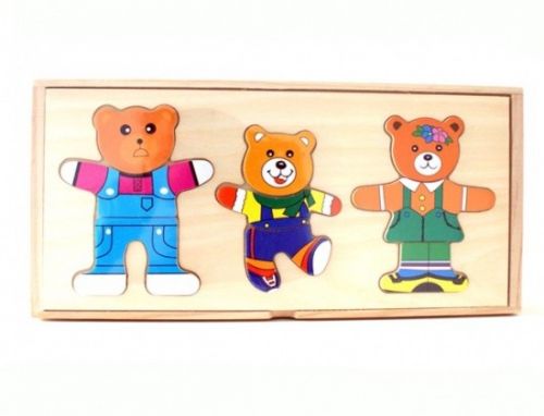 Деревянная игрушка 160457 "Три Медведя" в ящике - Волгоград 