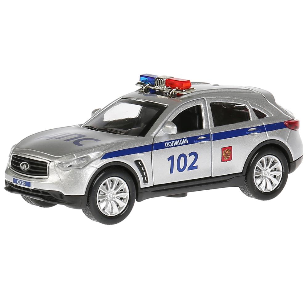 Машина QX70-P металл INFINITI QX70 Полиция 12см инерция ТМ Технопарк 278693 - Пермь 