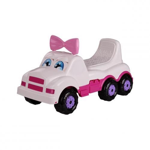 Машинка м4477 белая детская "Весёлые гонки" для девочек  - Пенза 