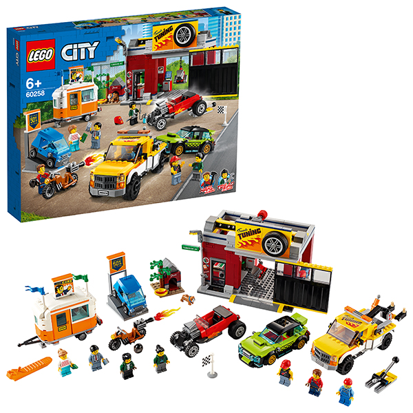 LEGO City 60258 Конструктор ЛЕГО Город Turbo Wheels Тюнинг-мастерская - Саранск 