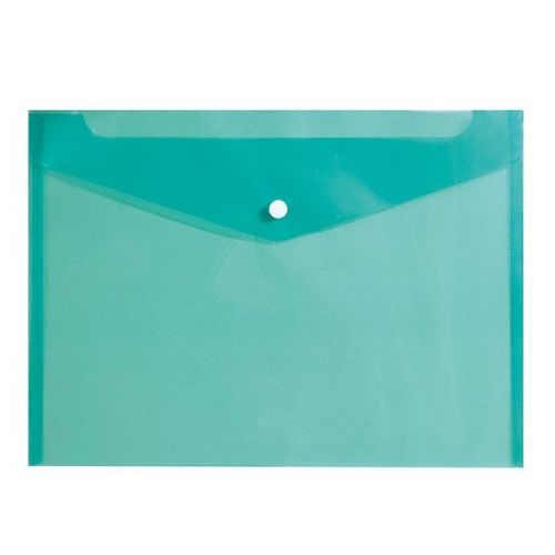 Папка-конверт 8015G inФормат зеленый пластик