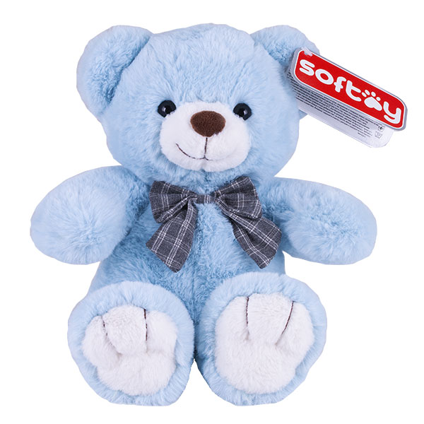 SOFTOY C1716422-3 Медведь голубой 30 см - Пенза 