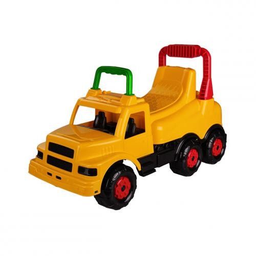 Машинка м4482 желтая детская "Весёлые гонки" для мальчиков