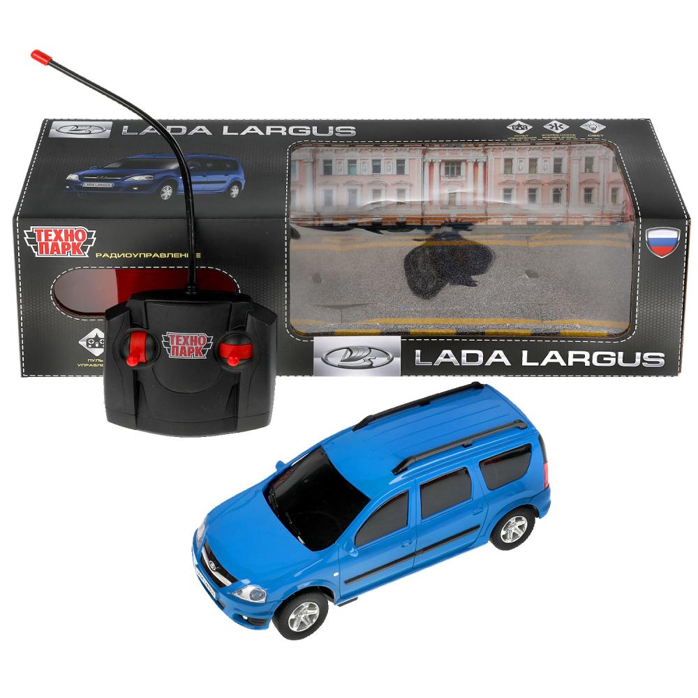 Машина LADALARGUS-18L-BU на радиоуправлении Lada Largus 18см синий ТМ Технопарк - Пермь 
