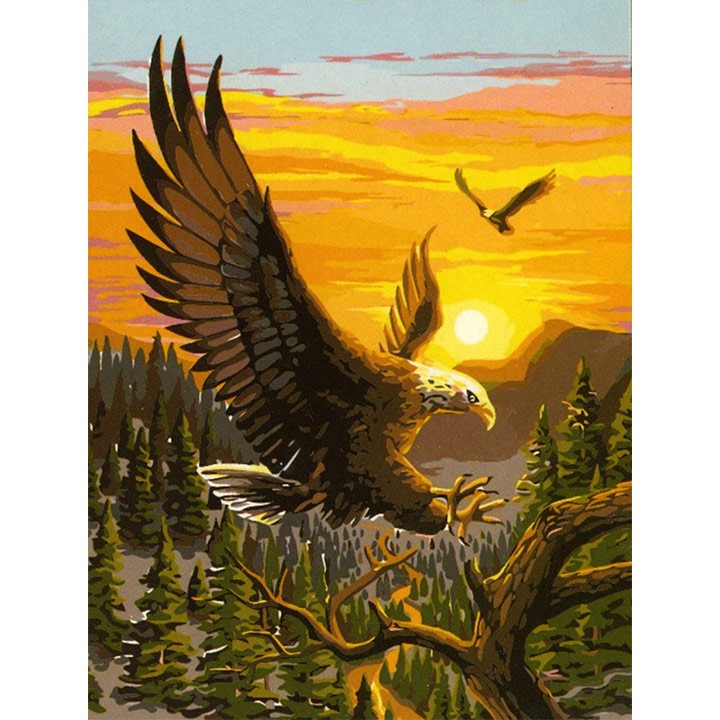 Картина "Гордый орел" рисование по номерам 50*40см КН5040052 - Пенза 