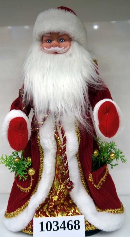 Дед Мороз 103468 озвученный 30см в коробке 2цвета 505564 - Ульяновск 