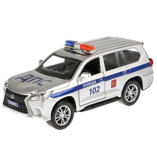 Машина LX570-P-SL Lexus LX-570 Полиция металл 12см ТМ Технопарк - Тамбов 
