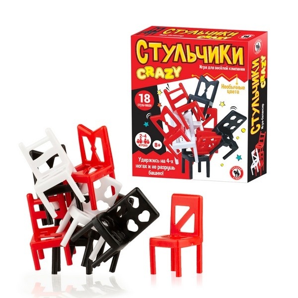 Веселая игра 04631 Стульчики Crazy 18шт Русский стиль - Елабуга 