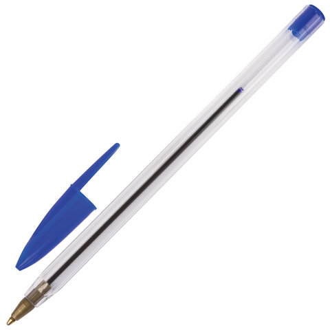 Ручка шариковая 141672 синяя BP-01 STAFF Basic 0,5мм длина корпуса 14см - Самара 