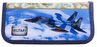 Пенал ПН-5849 средний 1-секц "Военный самолет" ламинированный картон Проф-пресс - Москва 