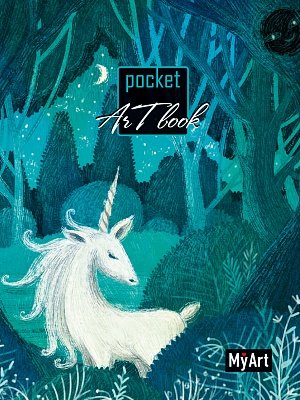 Блокнот 72804-1 Единорог MyArt Pocket ArtBook - Елабуга 