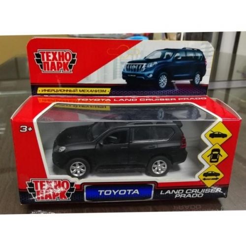 А/м 263345 TOYOTA PRADO инерция матовая черная 12см технопарк - Йошкар-Ола 
