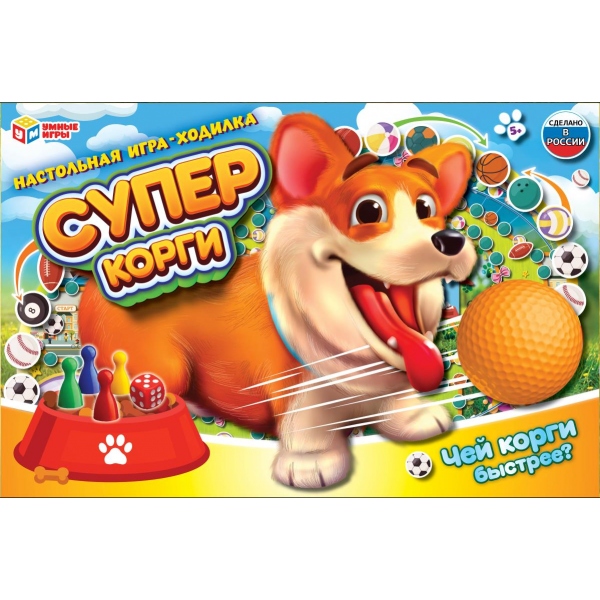 Игра-ходилка 93508 Супер корги.Чей корги быстрее? настольная ТМ Умные игры 356497 - Челябинск 