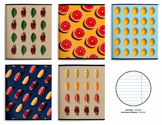 Тетрадь 48л линия Сочные фрукты А5 ТОЛ48-СФ - Казань 