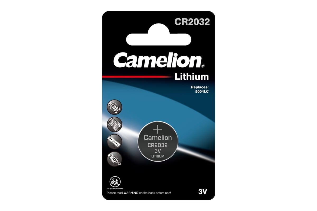 Батарейки Camelion CR 2032 литиевая 1*BL 3V (002245) - Оренбург 