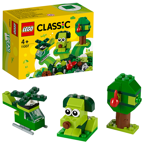 LEGO Classic 11007 Конструктор ЛЕГО Классик Зеленый набор для конструирования - Томск 