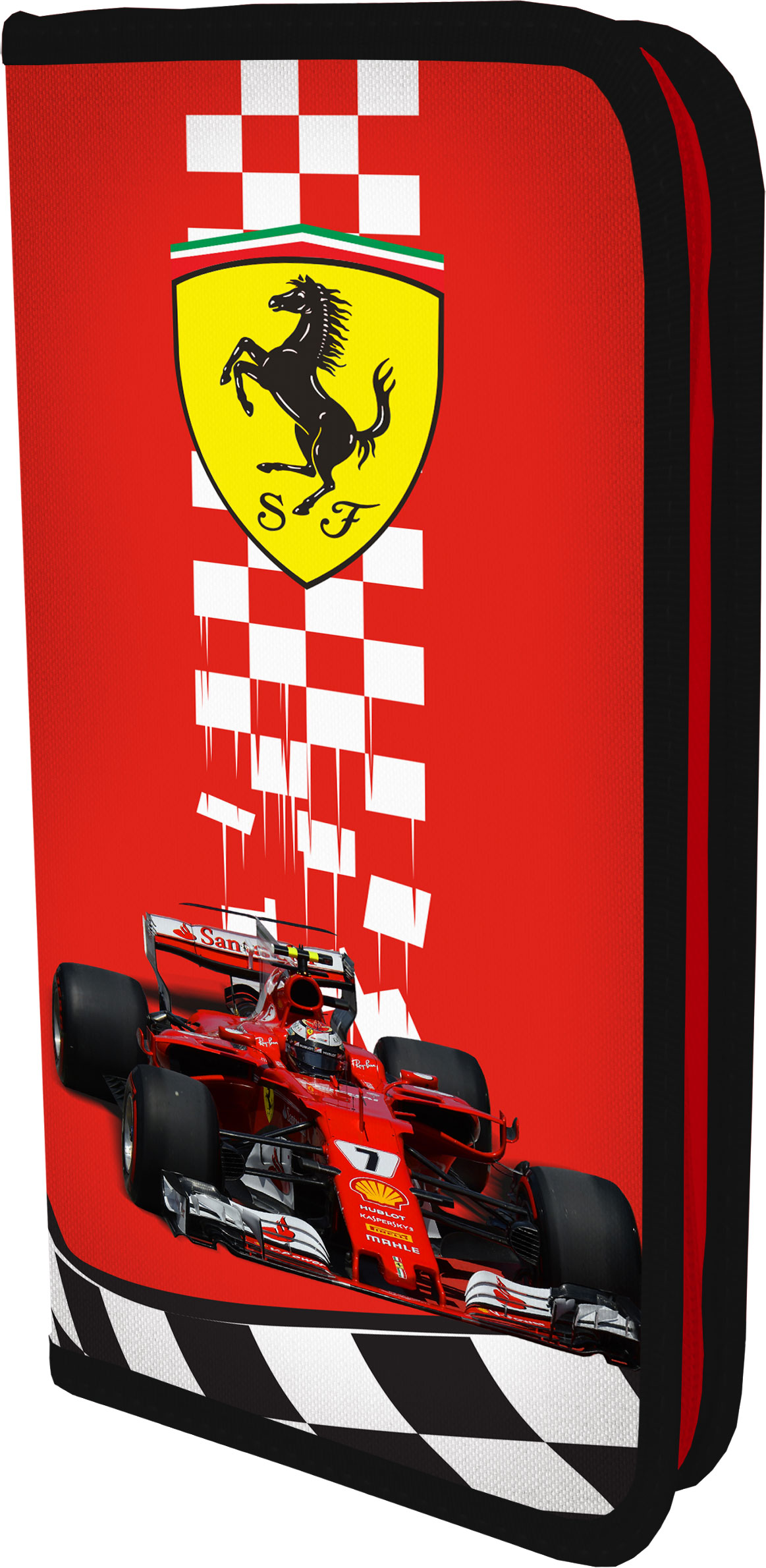 Пенал жесткий на молнии ламинированный  Ferrari - Москва 