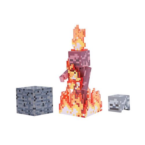 Minecraft 19974 Майнкрафт фигурка Skeleton on Fire