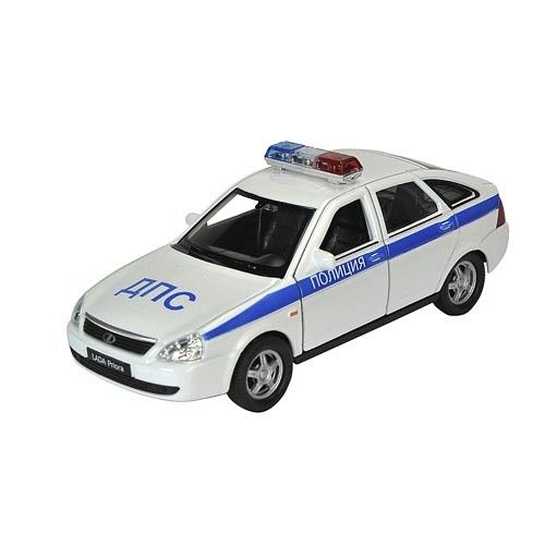 Welly 43645PB Велли модель машины 1:34-39 LADA PRIORA ПОЛИЦИЯ - Киров 