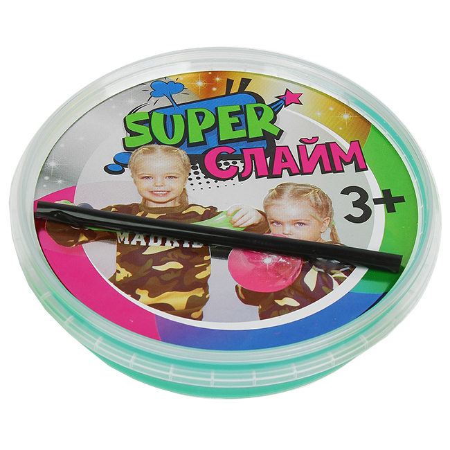 Super Слайм 941526 Бирюзовый 160гр 1/60 штук - Бугульма 