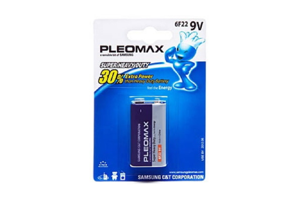 Батарейка Pleomax 6F22 крона 1BL PLEO6F221BL 000062 - Чебоксары 