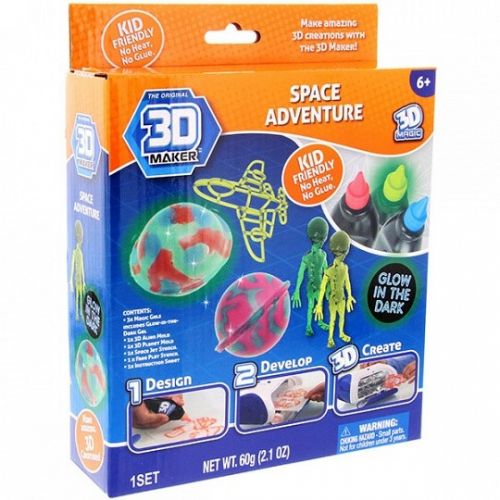 3D Magic 83010 Набор формочки + гели 3D Maker "Инопланетяне" - Чебоксары 