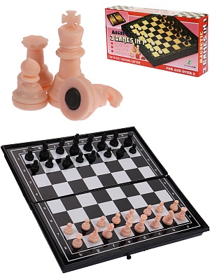 Шашки, нарды и шахматы 996255 игра 3в1 на магните Рыжий Кот - Чебоксары 
