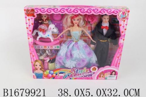 Кукла С28-А15 с семьей в коробке 1679921 - Тамбов 