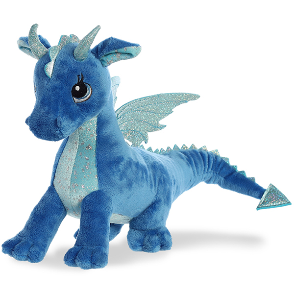 Aurora 170519А Мягкая игрушка Дракон синий 30 см - Тамбов 
