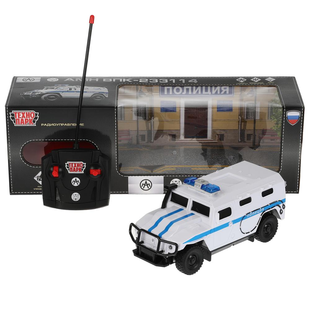 Машина TIGER-22RCPOL-WH на радиоуправлении АМН ВПК-233114 полиция 21см белый ТМ Технопарк 327830 - Саранск 