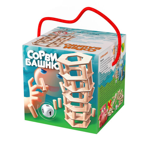Игра для всей семьи 02985 Сорви башню ТМ Десятое Королевство - Чебоксары 