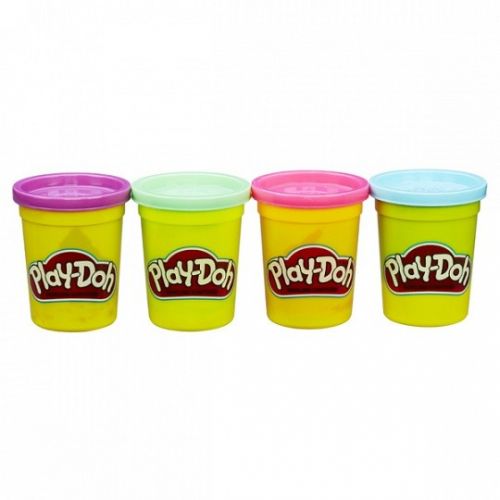 Набор В5517 из 4 банок ассорти PLUS PLAY-DOH HASBRO 105