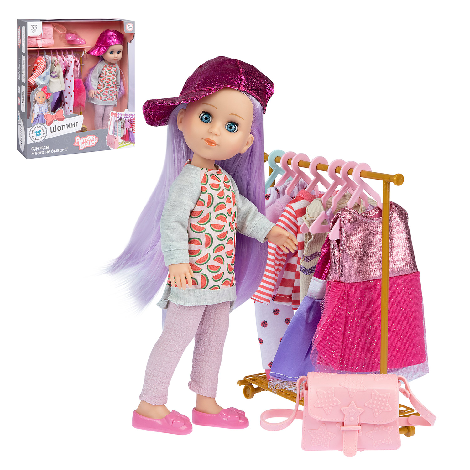 Кукла JB0211475 серия Шопинг с аксессуарами в коробке ТМ Amore Bello - Уфа 