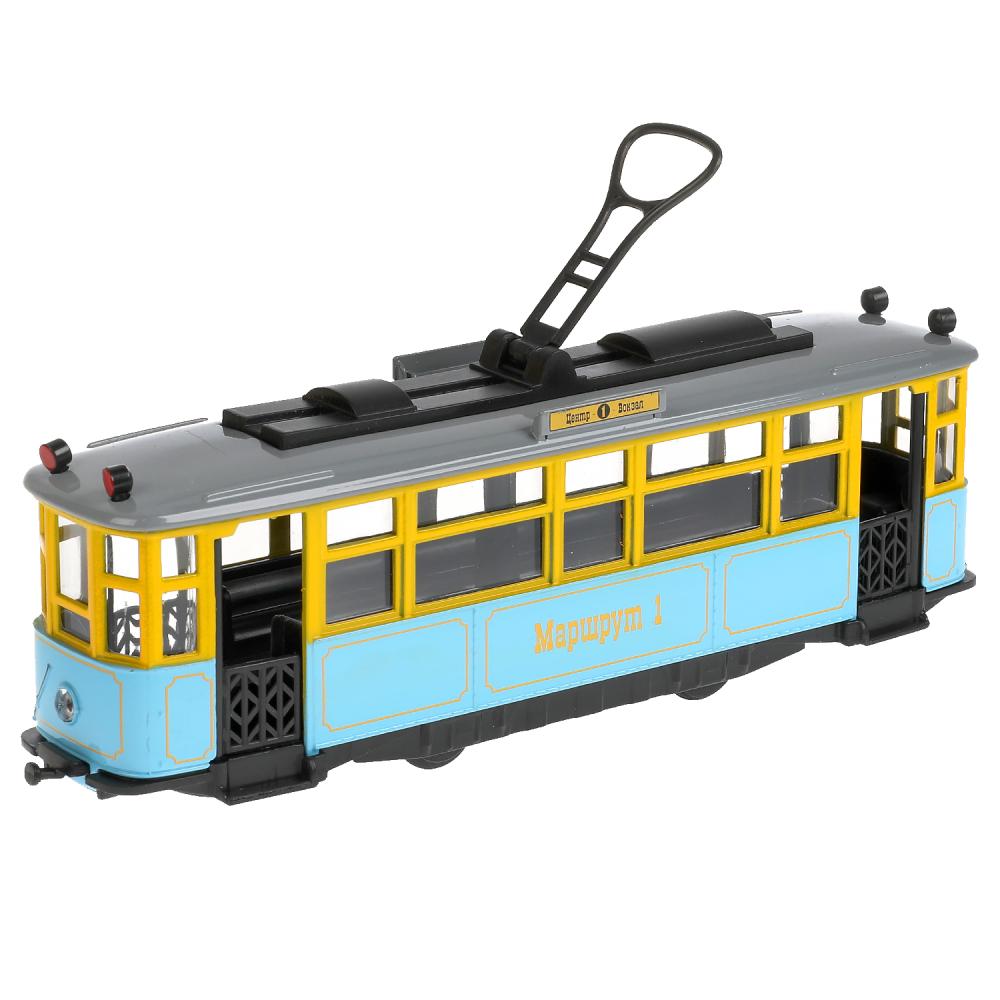 Машина TRAMMC1-17SL-BU металл Трамвай Ретро 17см синий ТМ Технопарк 313540 - Елабуга 