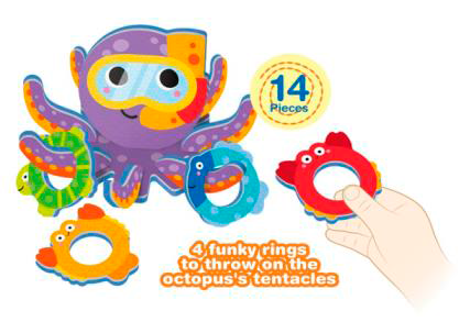 Набор игрушек для купания 70009547 Осьминог - Елабуга 