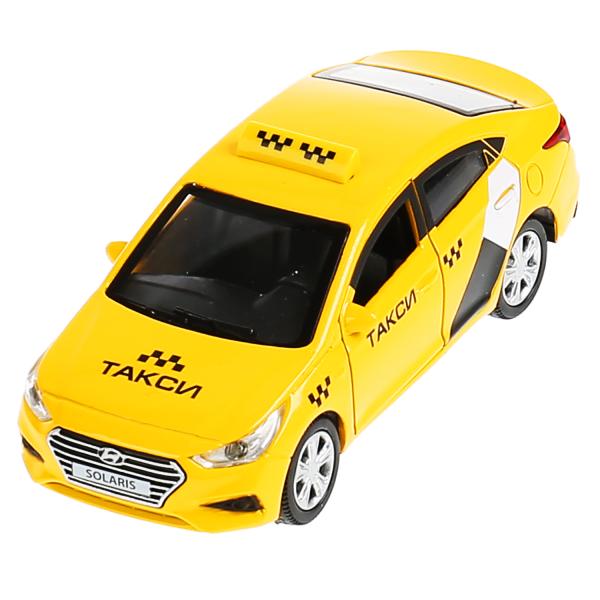 Модель Hyundai Solaris Такси цвет: желтый 12см метал Solaris2-12-RD ТМ Технопарк - Томск 