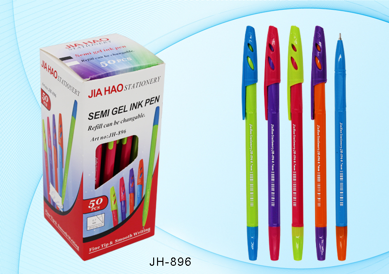 Ручка МС/JH/-896 шариковая с чернилами на масляной основе шестигранная - Ульяновск 