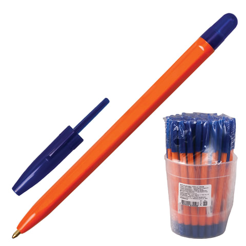 Ручка шариковая 141893 синяя РС11 СТАММ 111 корпуса оранжевый - Оренбург 