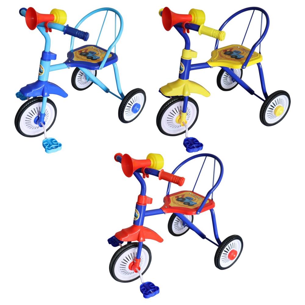 Велосипед 3-х колесный C701BTR-22 Синий трактор 9 и 8 в ассортименте Eva - Чебоксары 