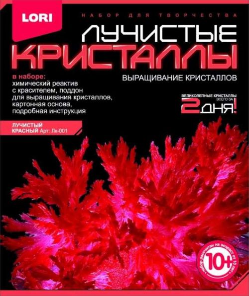 Кристаллы лк-001 лучистые "Красный" 163176 лори Р - Москва 