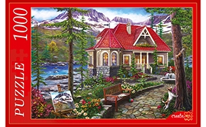 Пазл 1000эл "Красивый дом у озера" Х1000-5154 Ppuzle Рыжий кот - Томск 