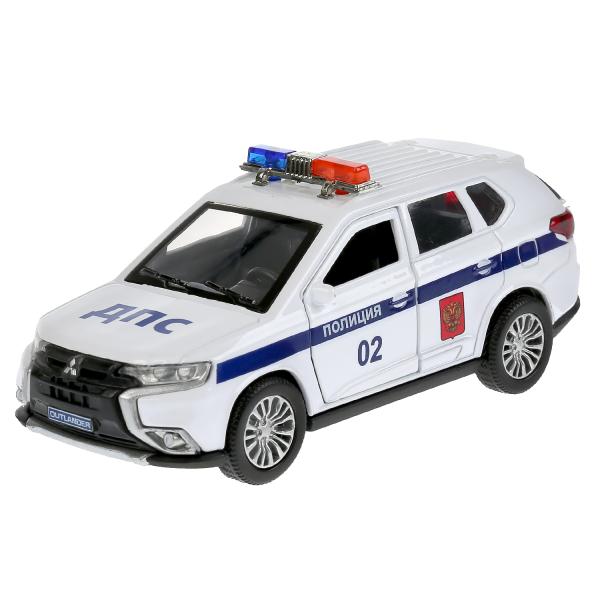 Модель Mitsubishi Outlander Полиция 12см белый OUTLANDER-12POL-WH ТМ Технопарк - Ижевск 