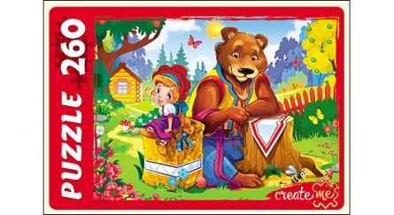 Пазл У260-7260 "Машенька и медведь" 260 элементов Рыжий кот