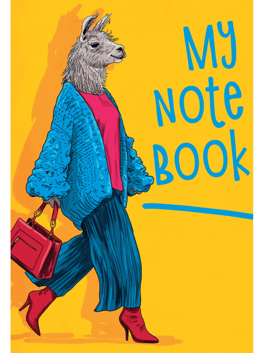 Блокнот 40-6380 Лама клетка My notebook 40л My Art - Нижнекамск 