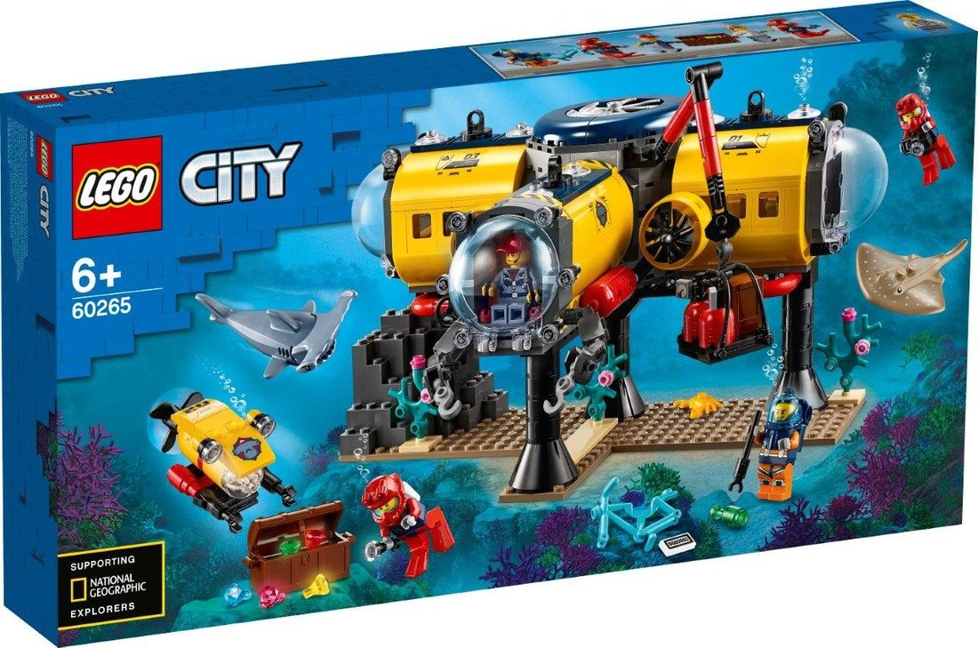 LEGO City 60265 Конструктор Город Океан: исследовательская база - Санкт-Петербург 