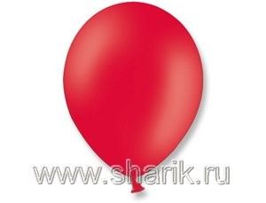 Шар в75/101 красные пастель экстра 1102-0112 50шт - Челябинск 